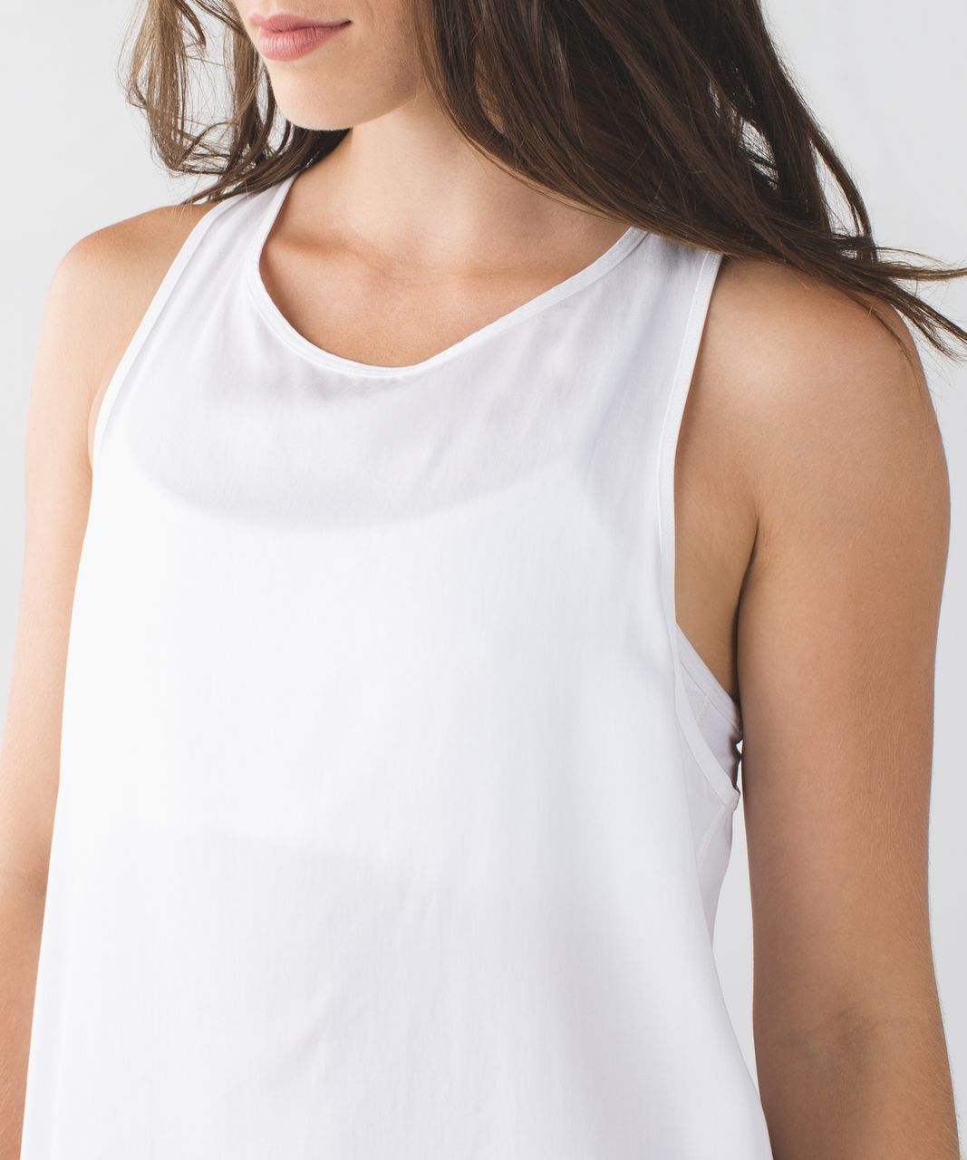 Lululemon All Tied Up Tank *Tencel - White