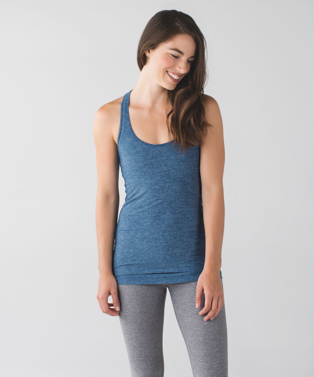 Lululemon Cool Racerback - Heathered Poseidon