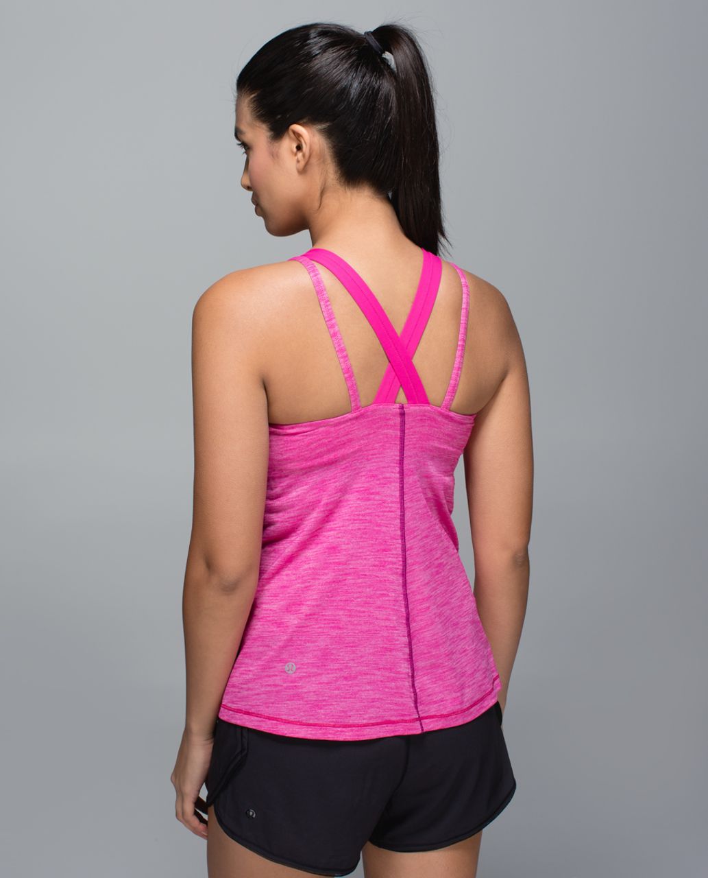 Lululemon Run For Gold Tank - Heathered Jewelled Magenta / Regal Plum