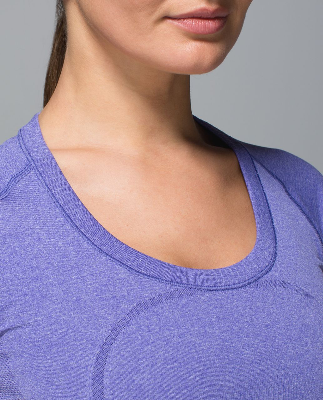 Lululemon Swiftly Tech Short Sleeve Scoop - Heathered Iris Flower