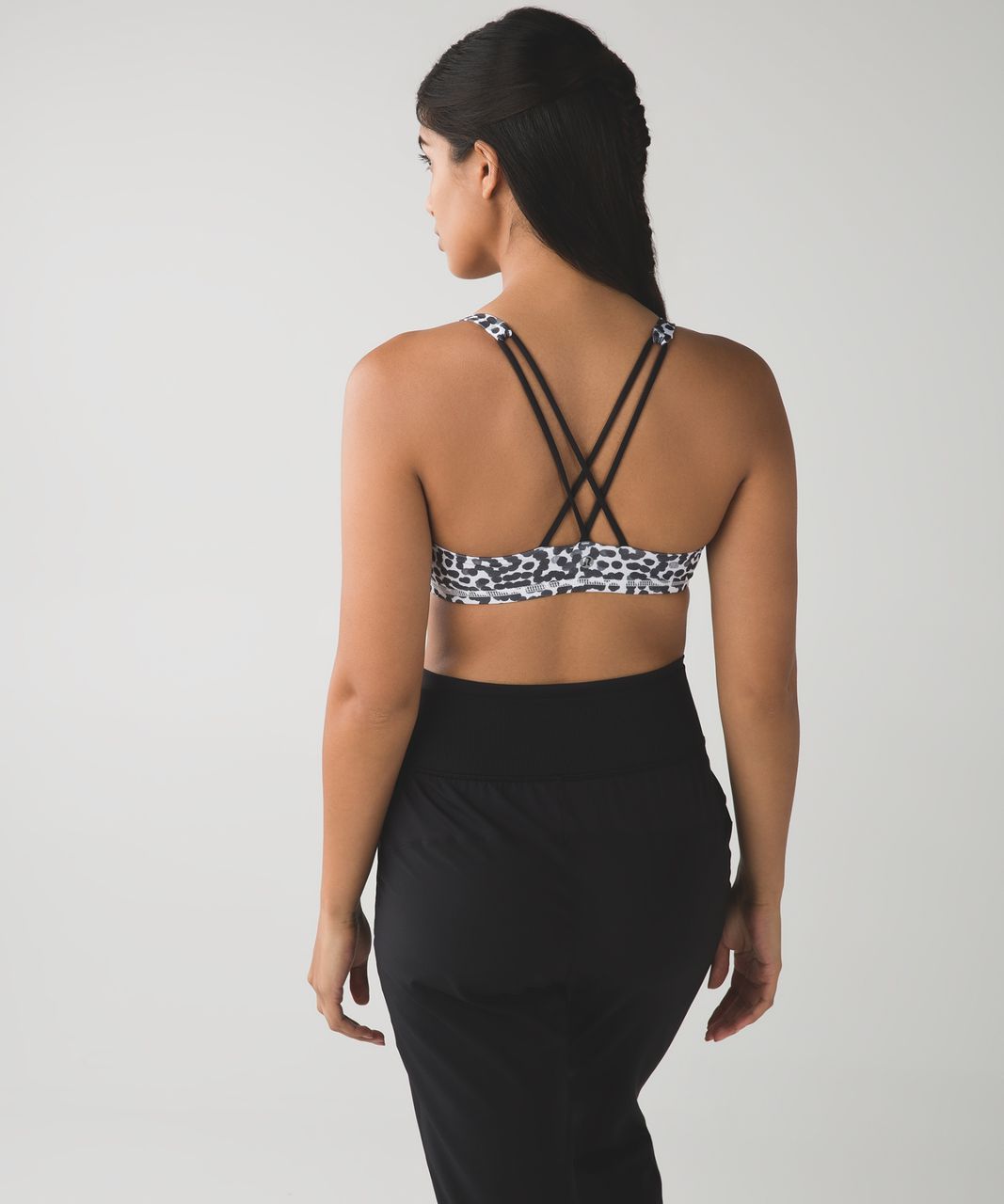 Lululemon Free To Be Bra - Ace Spot White Black / Black