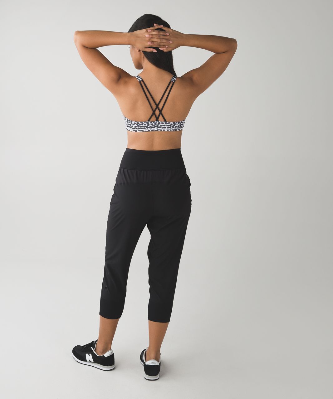 Lululemon Free To Be Bra - Ace Spot White Black / Black