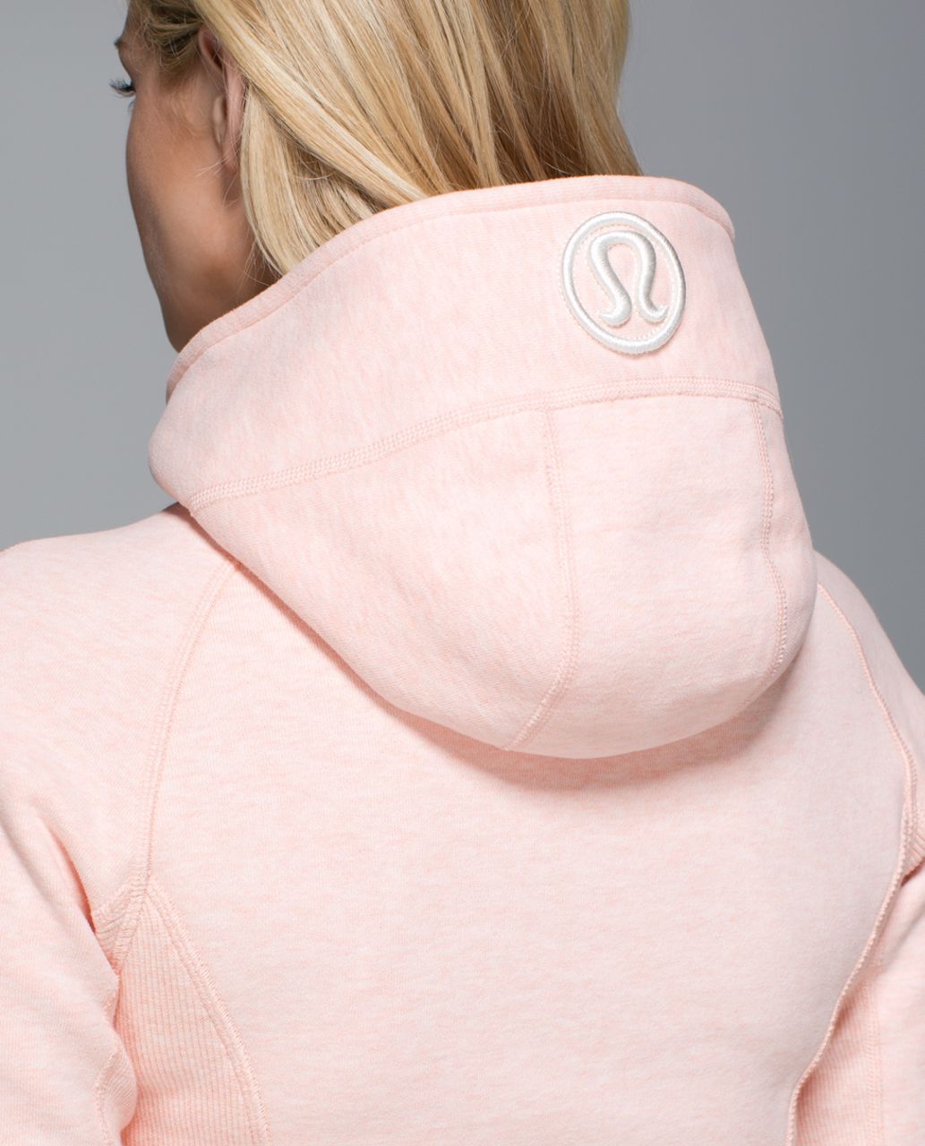 Lululemon Scuba Hoodie II - Heathered Blush Quartz / Angel Wing