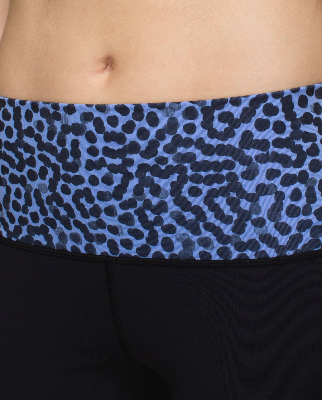 Lululemon Groove Pant II *Full-On Luon (Roll Down - Regular) - Black / Ace Spot Lullaby Black