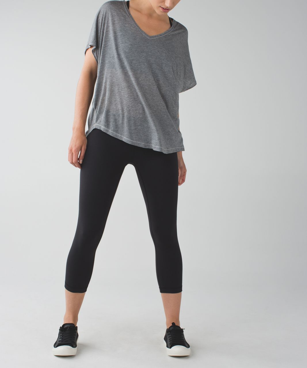 ランキングや新製品 lululemon ☆ Crop スパッツ Lululemon Heathered