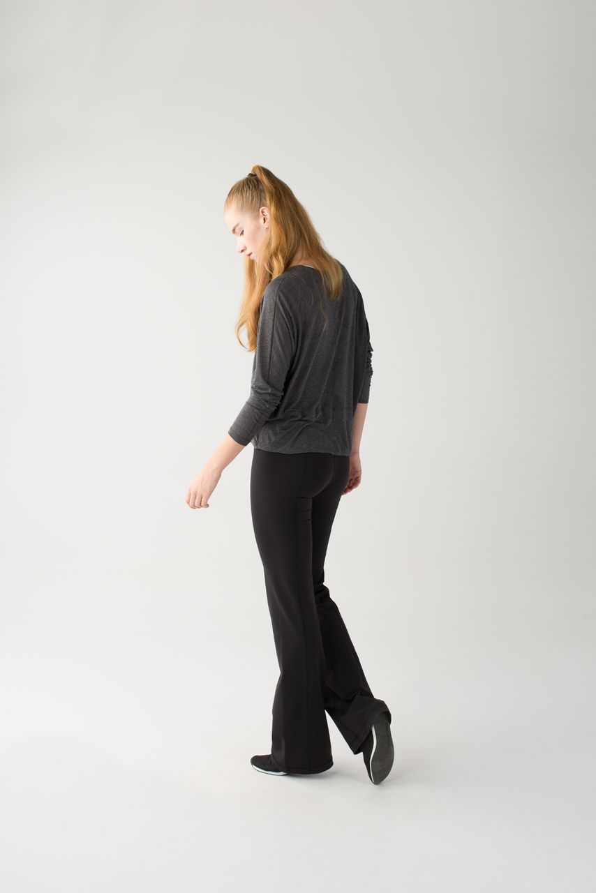 Lululemon Groove Pant II *Full-On Luon (Roll Down - Tall) - Black