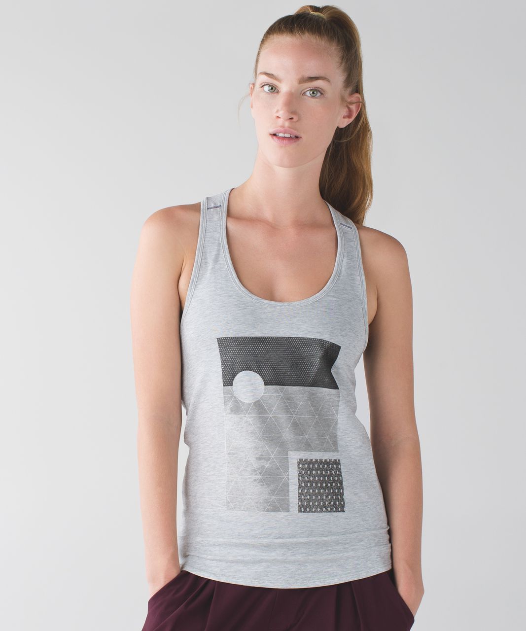 Lululemon Superb Tank - Heathered Light Grey