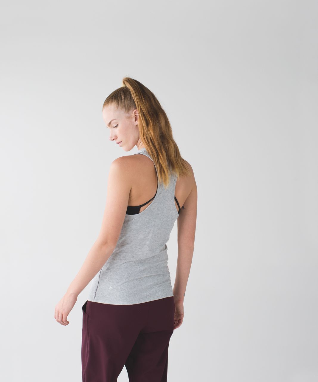 Lululemon Superb Tank - Heathered Light Grey