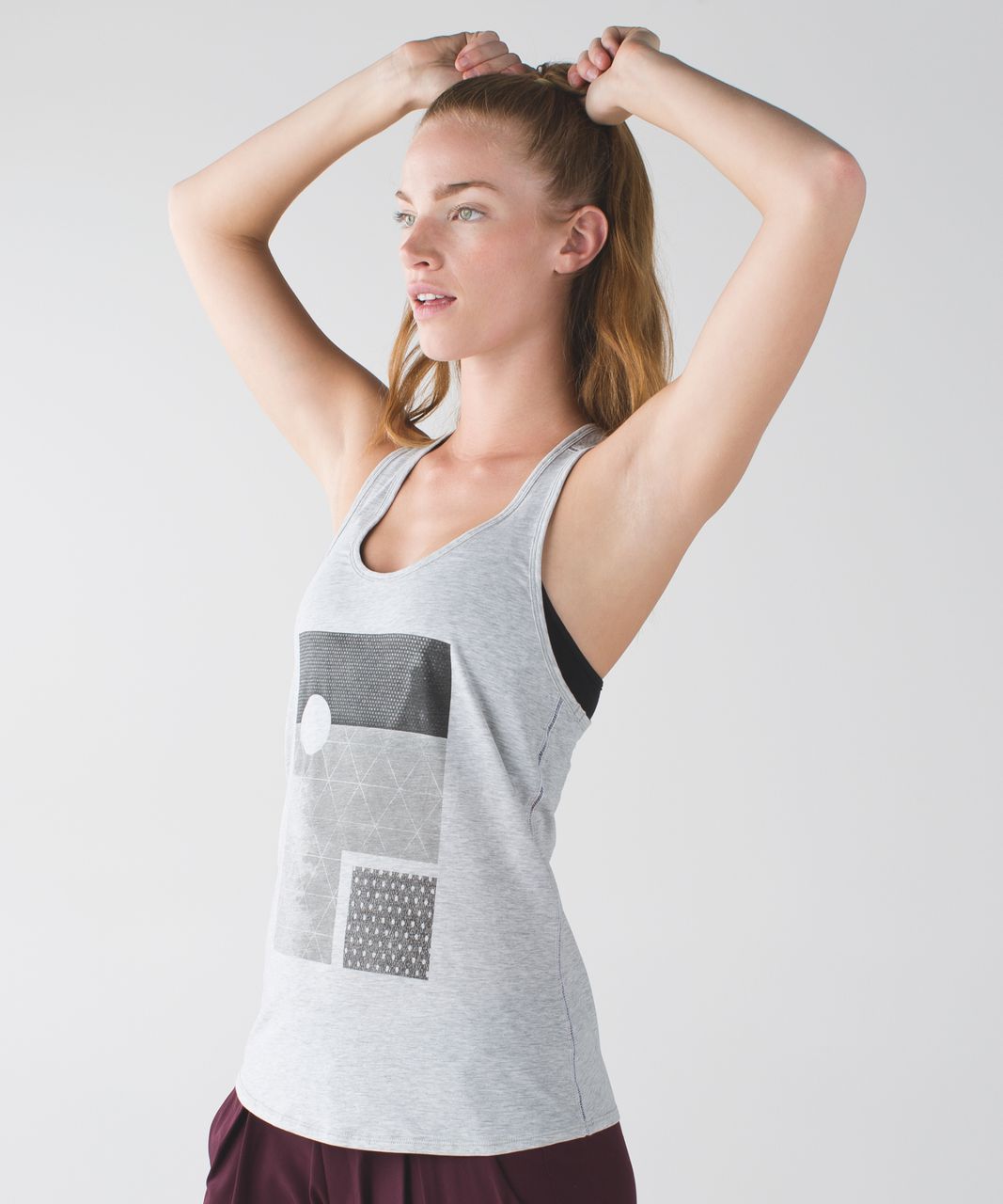 Lululemon Superb Tank - Heathered Light Grey