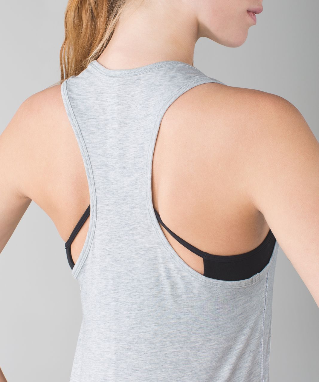 Lululemon Superb Tank - Heathered Light Grey