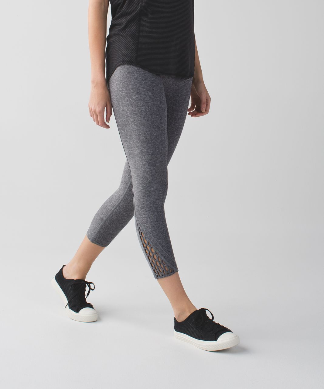 Lululemon True Self Crop - Heathered Slate