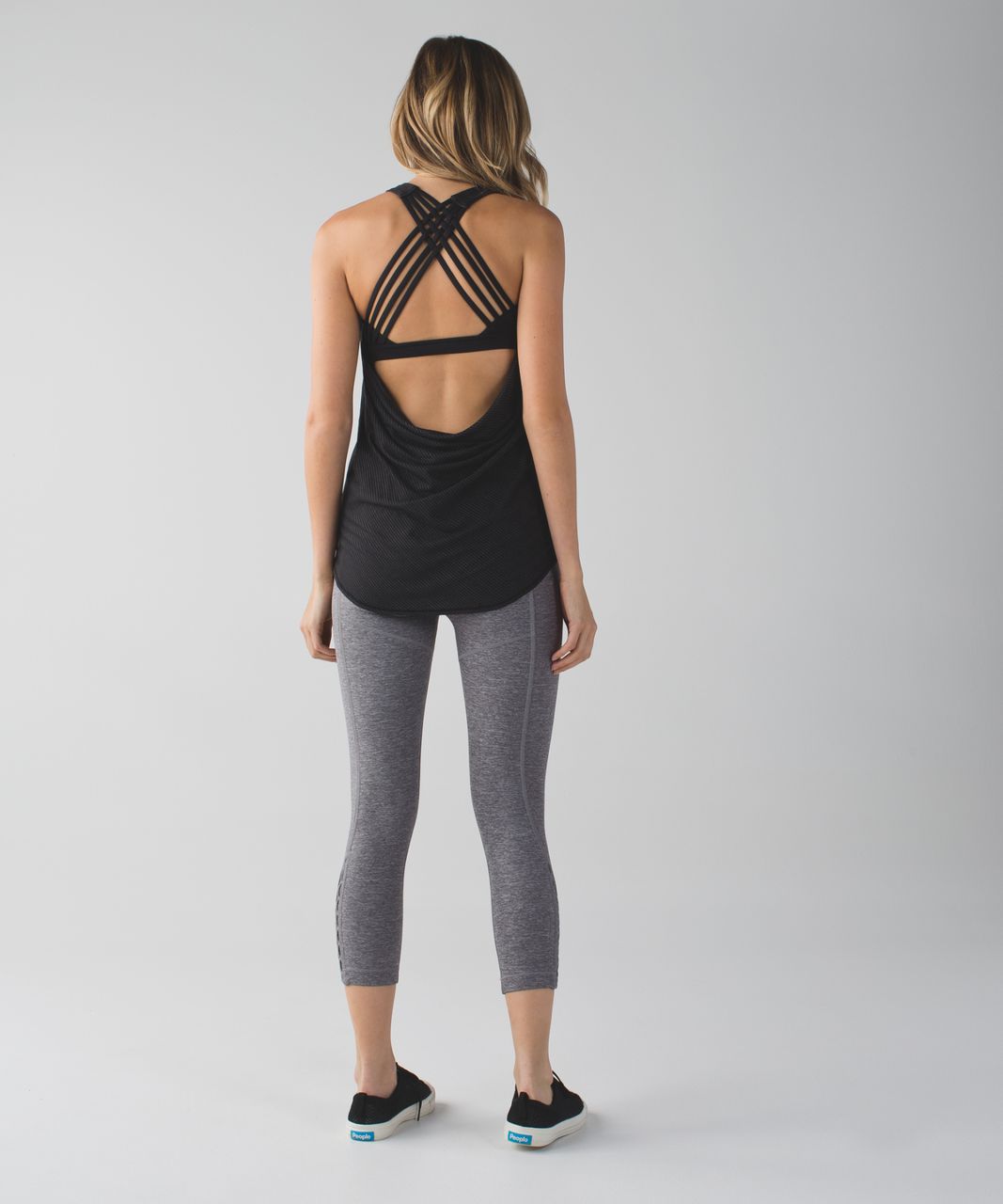 Lululemon True Self Crop - Heathered Slate