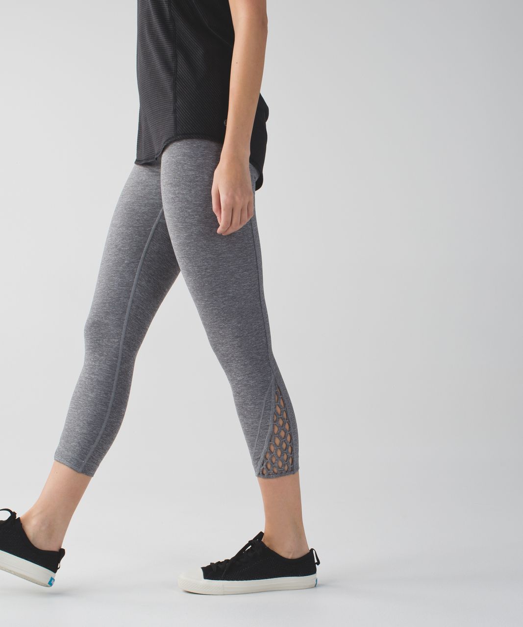 Lululemon True Self Crop - Heathered Slate