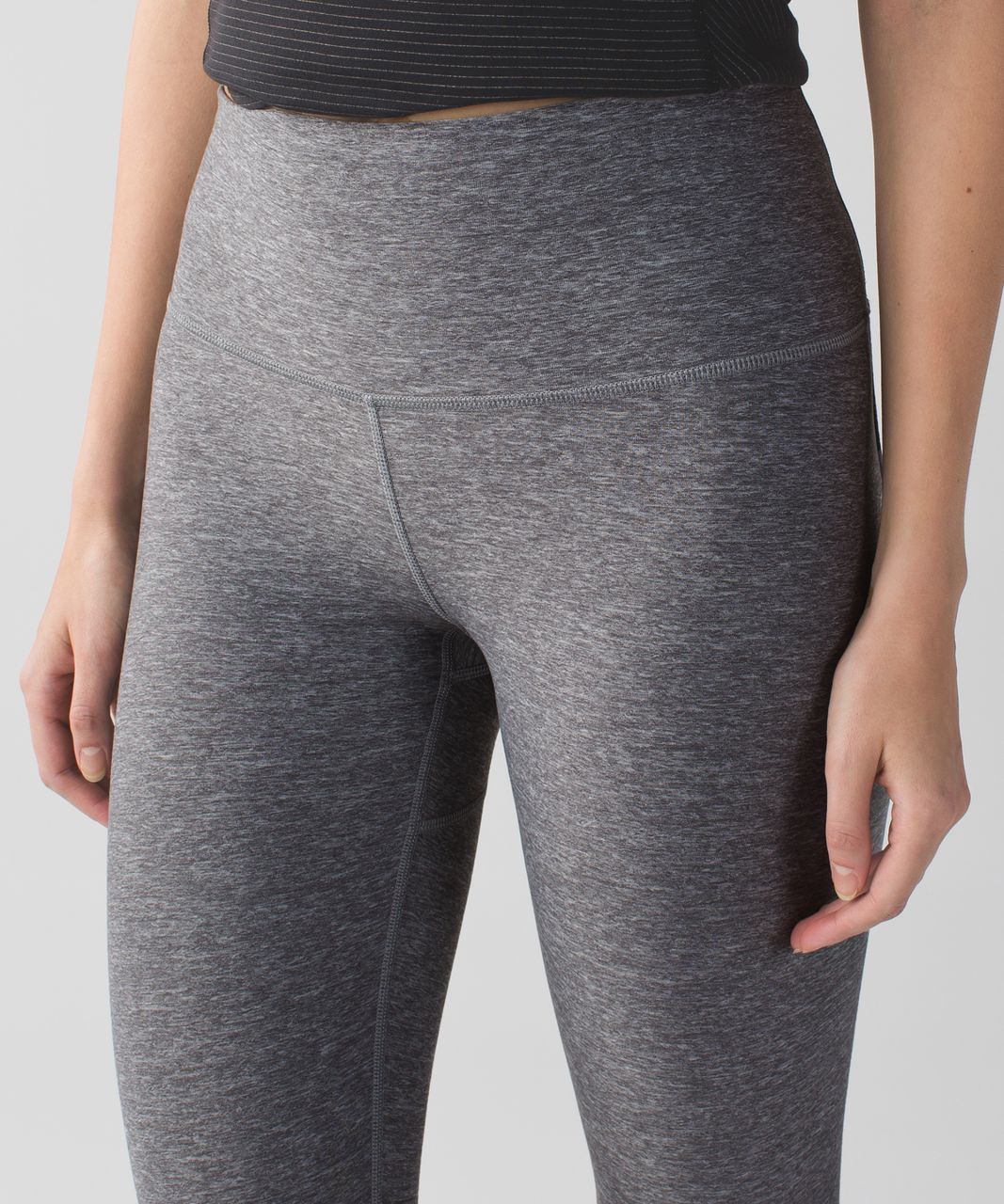 Lululemon True Self Crop - Heathered Slate