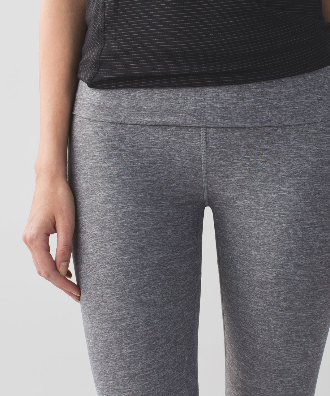 Lululemon True Self Crop - Heathered Slate