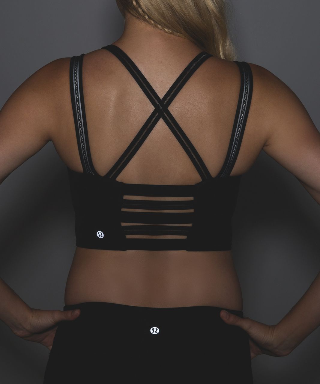 Lululemon Happy Strappy Long Line Bra - Black