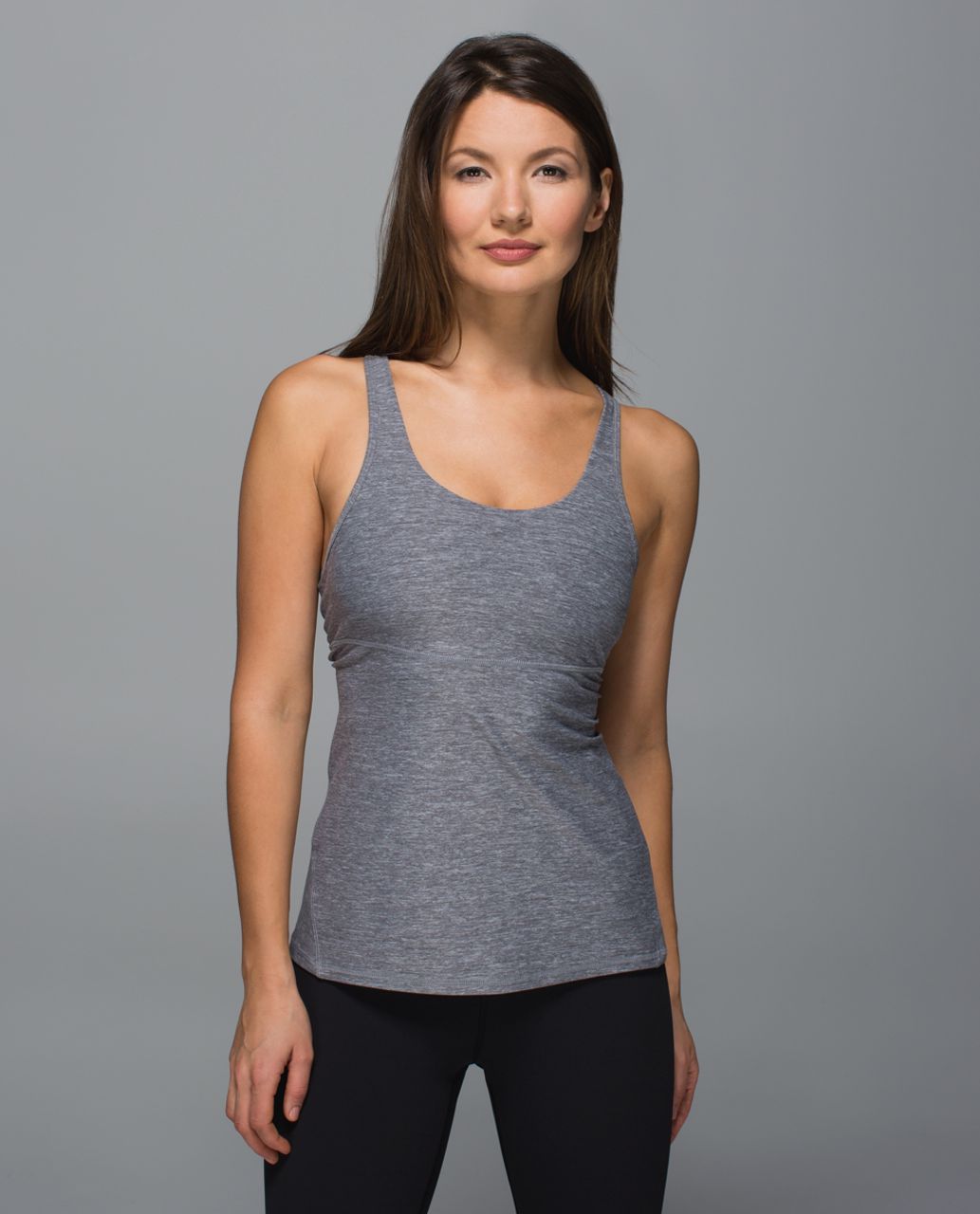 Lululemon Crossback Tank II - Heathered Slate