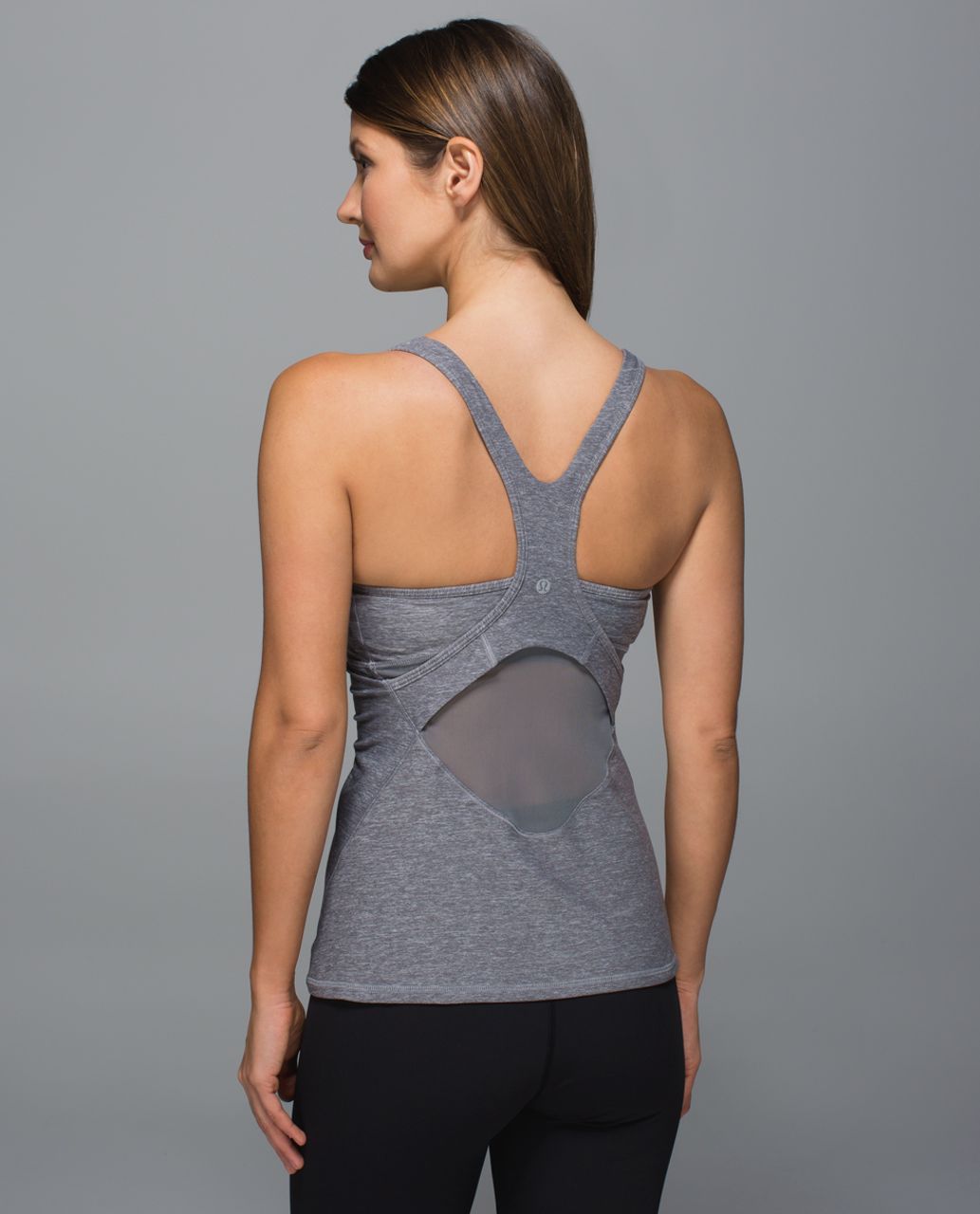 Lululemon Crossback Tank II - Heathered Slate