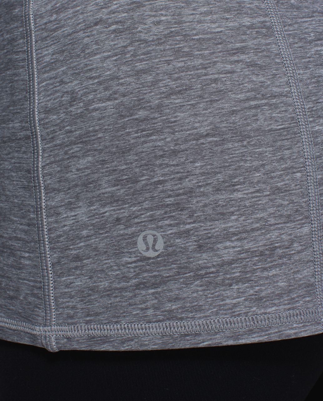 Lululemon Dancing Warrior Tank - Heathered Slate / Grapefruit