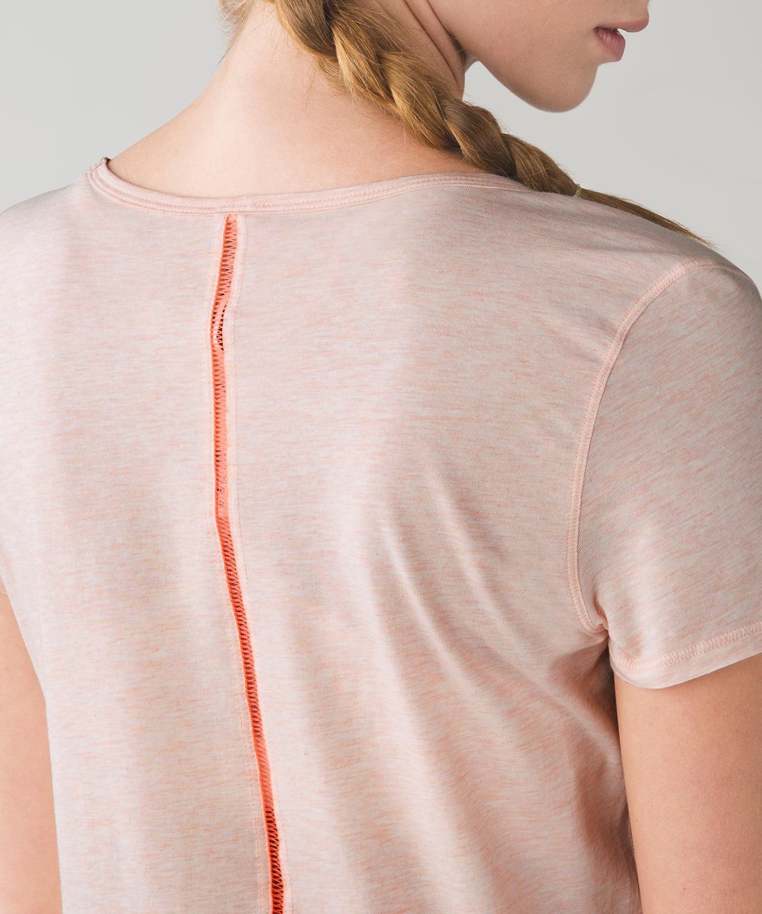 Lululemon Superb Short Sleeve Tee - Heathered Blush Quartz