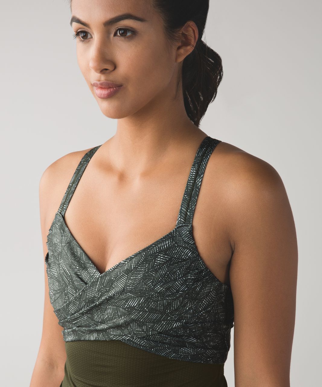 Lululemon Cool To Street Crop - Jazzy White Gator Green - lulu fanatics