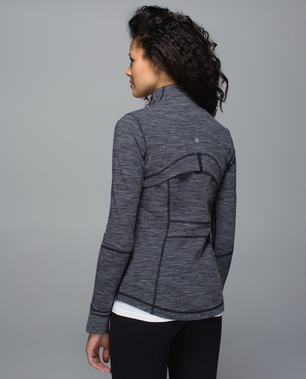 Lululemon Define Jacket - Diamond Jacquard Space Dye Black Slate