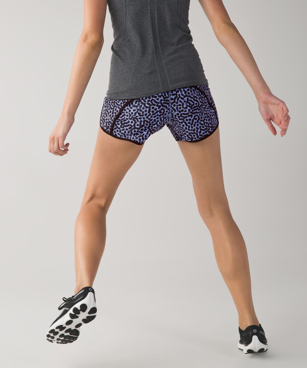 Lululemon Run Times Short *4-way Stretch - Ace Spot Lullaby Black