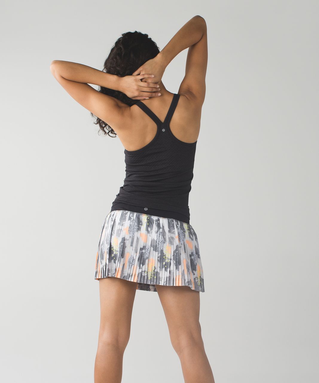 Lululemon Pleat To Street Skirt II - Mini Art Pop White Multi / Black