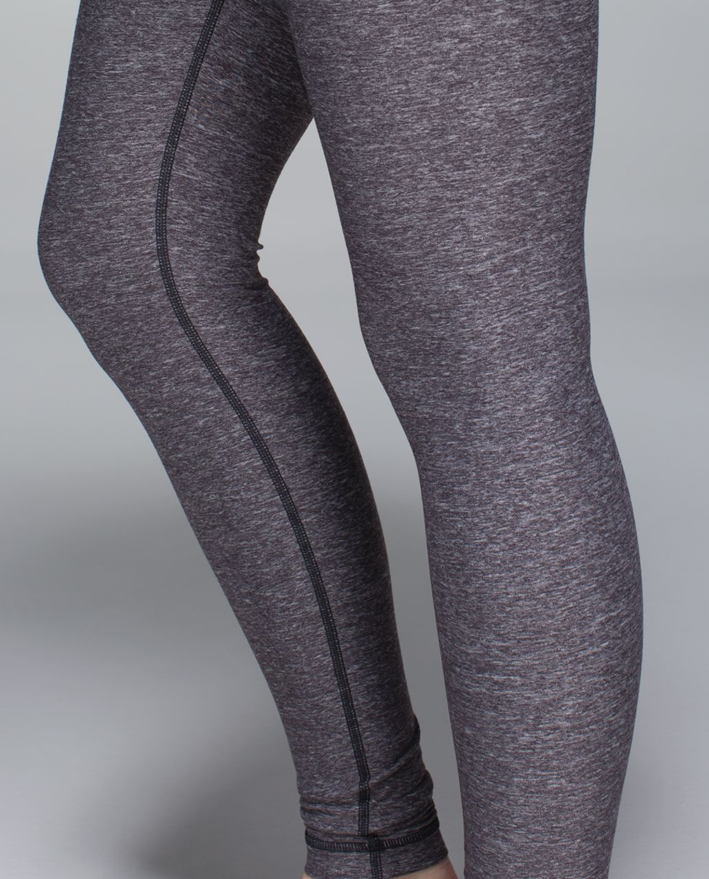 Lululemon Wunder Under Pant (Hi-Rise) *Cotton - Heathered Naval Blue - lulu  fanatics