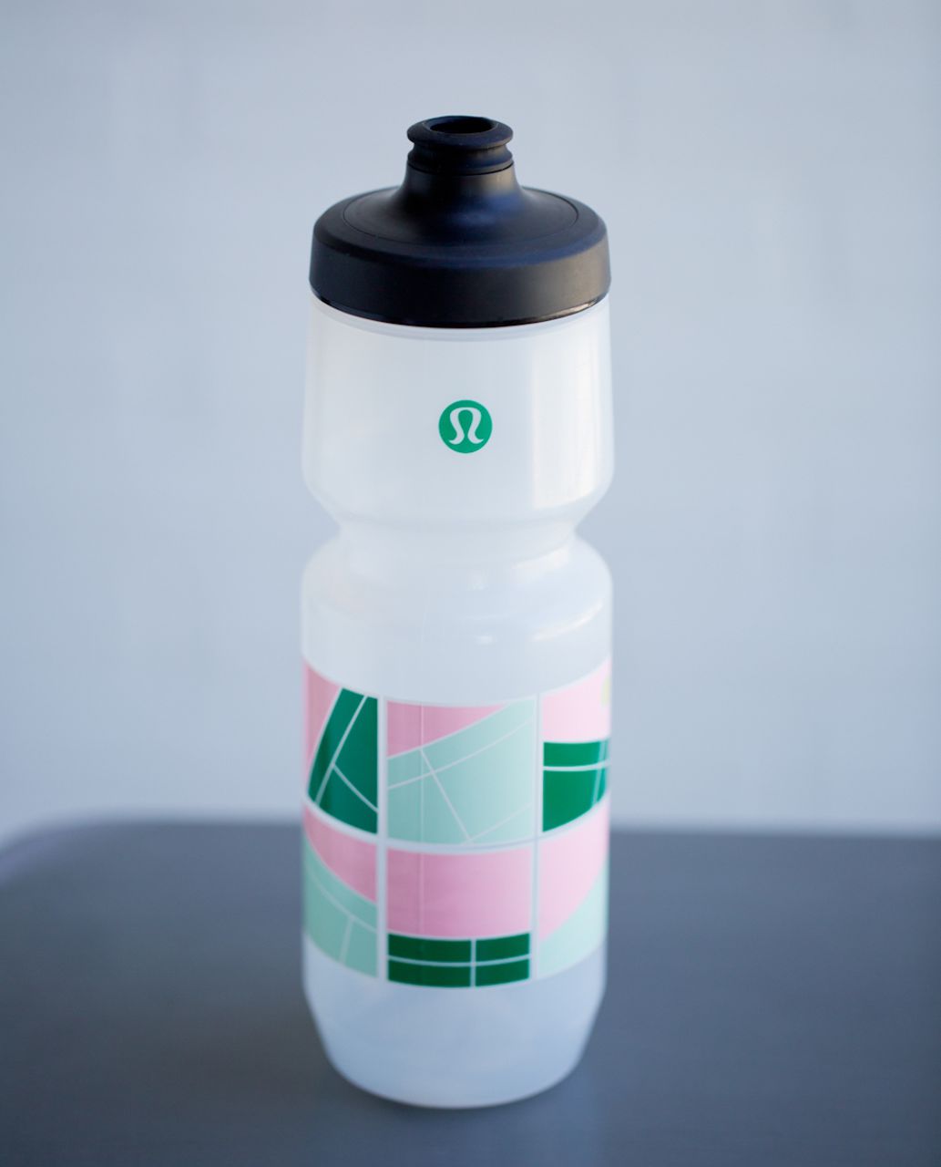 Lululemon Purist Cycling Water Bottle *26 oz - Pop Rally Blush Quartz Gully Green