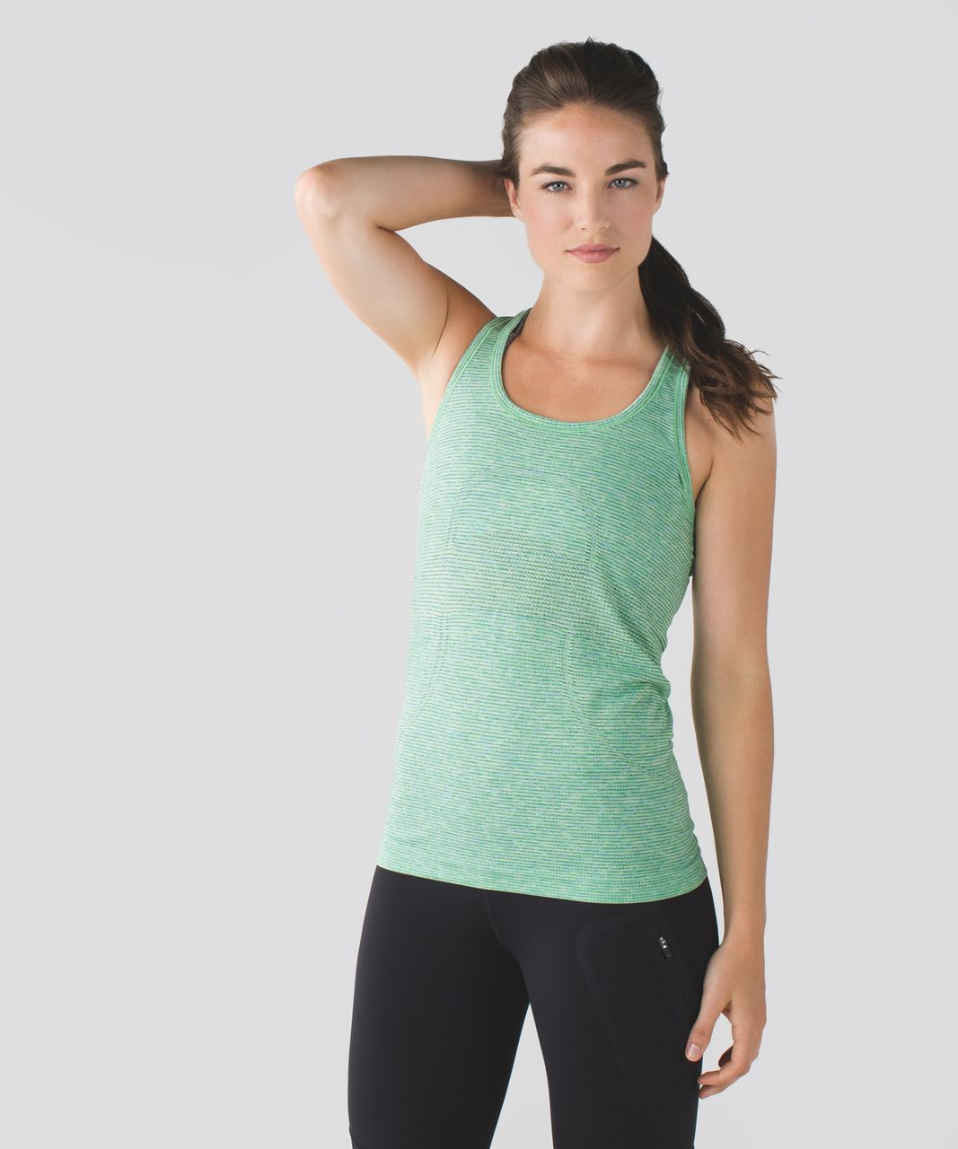 Lululemon Swiftly Tech Racerback - Pistachio / Black