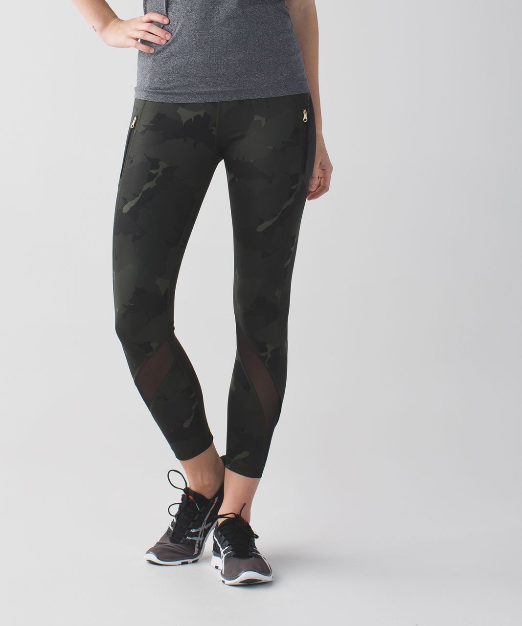 Lululemon Ebb To Street Pant - Heathered Fatigue Green (Chevron) - lulu  fanatics