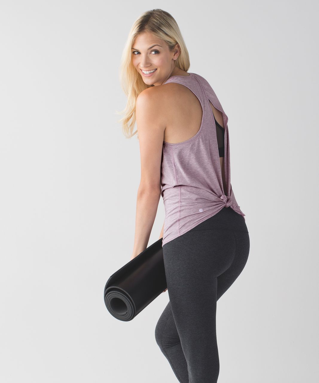 Lululemon All Tied Up Tank - Heathered Pretty Purple