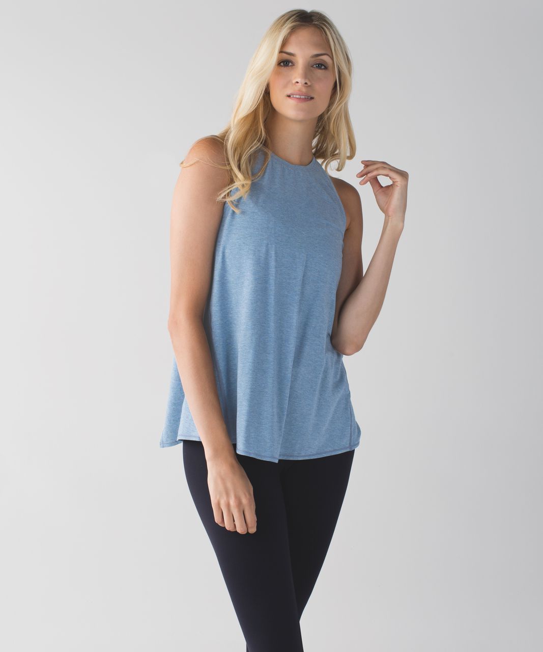 Lululemon All Tied Up Tank - Heathered Blue Denim