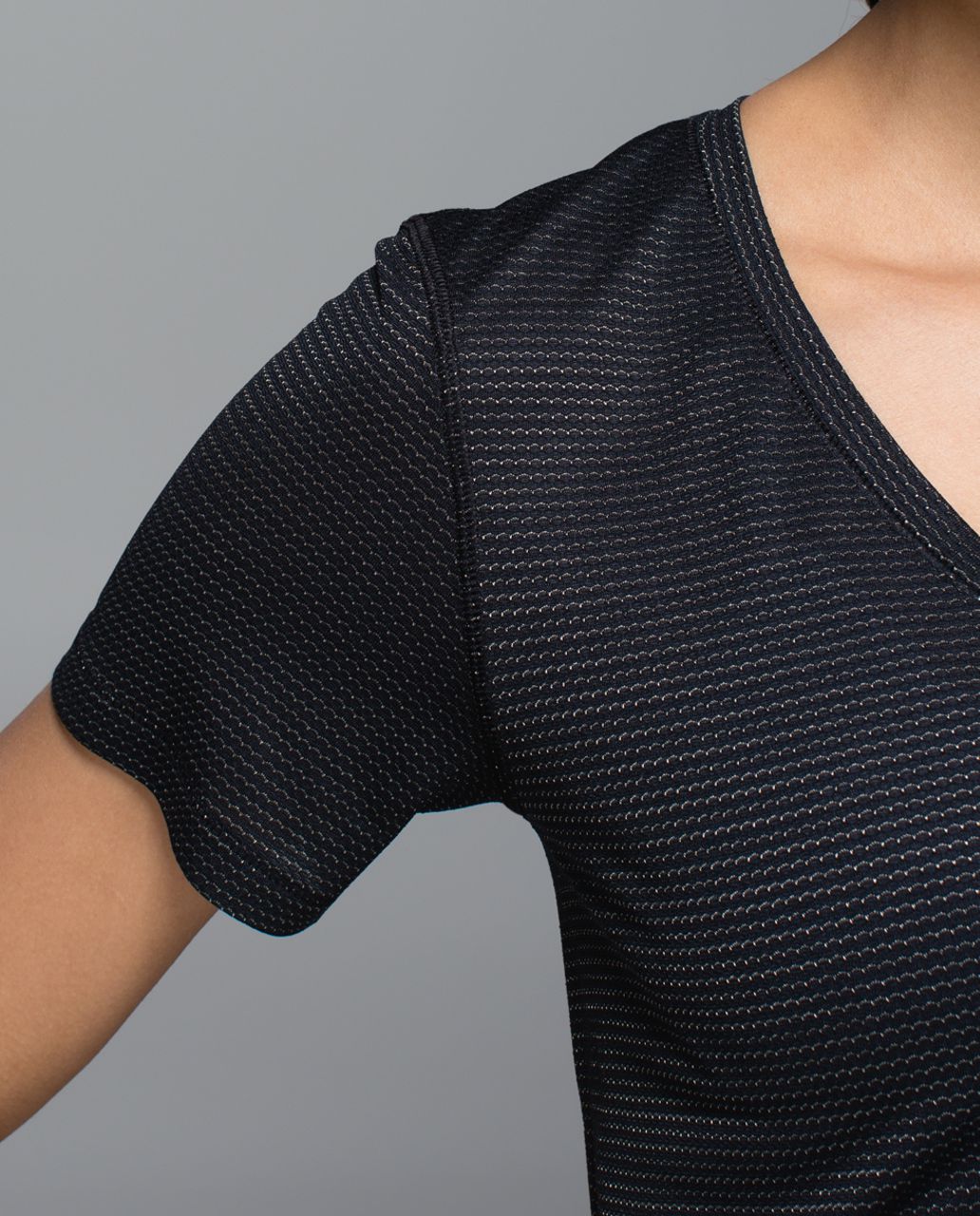 Lululemon What The Sport Tee *Mesh - Black