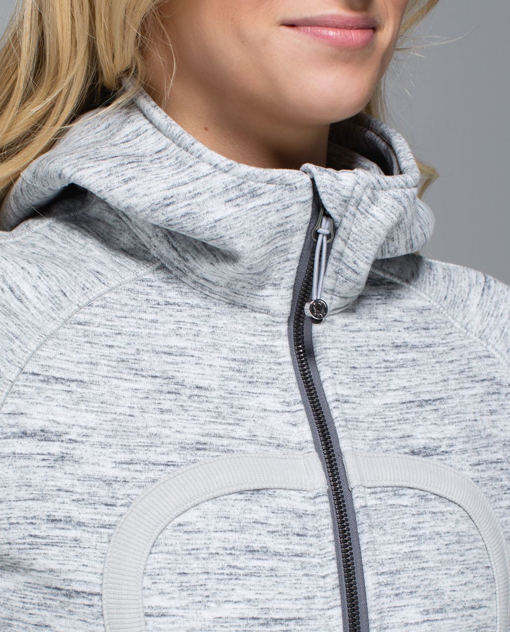 Lululemon Scuba Hoodie II - Mini Oki Heathered Print Silver Spoon Slate / Silver Spoon / Silver Spoon