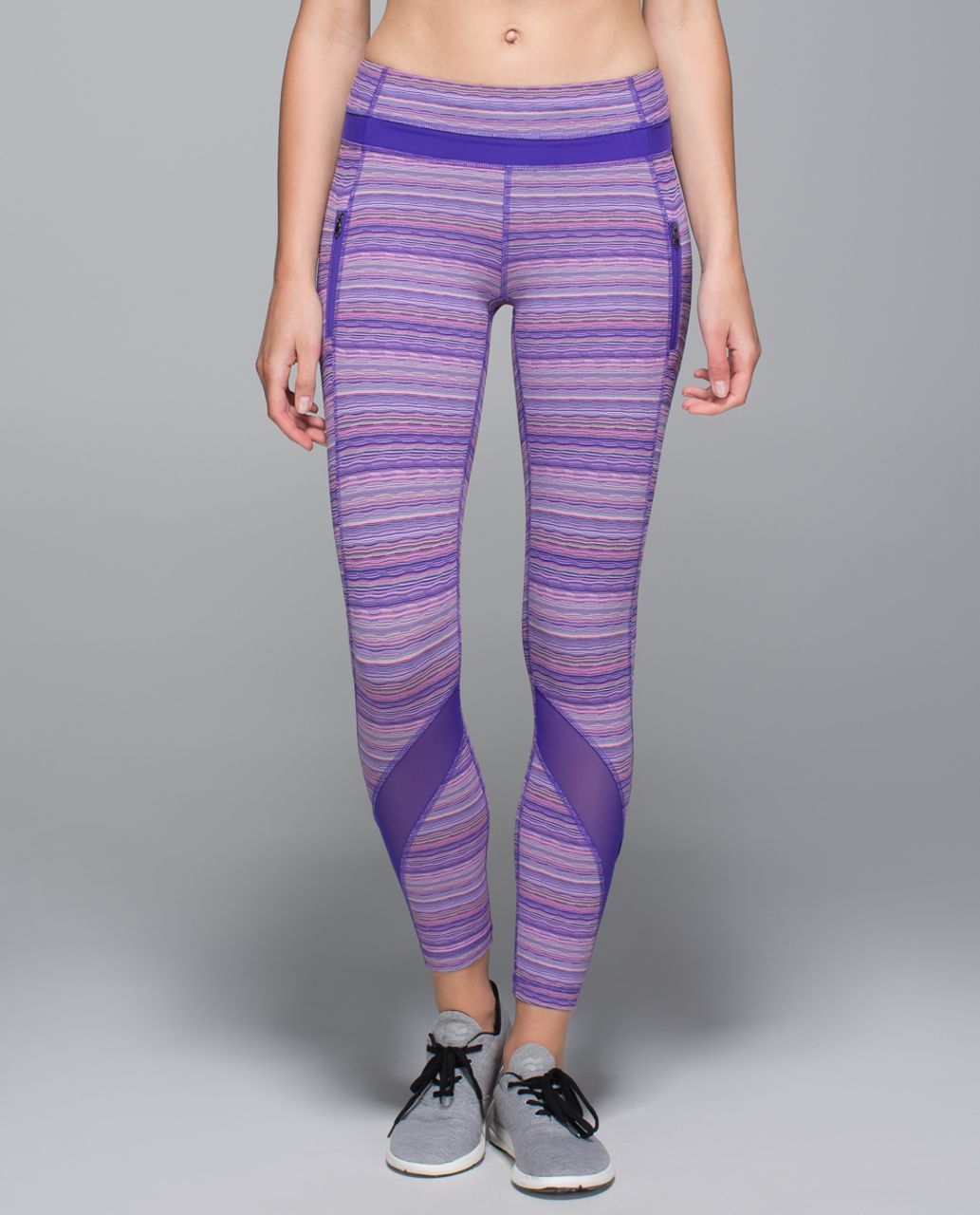 Lululemon Inspire Tight II (Mesh) - Space Dye Twist Iris Flower Pink Shell  / Iris Flower - lulu fanatics