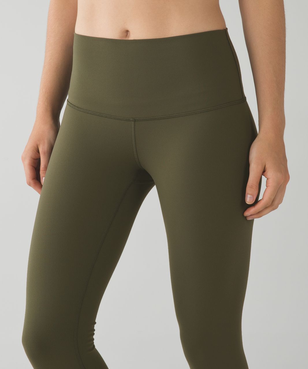 Lululemon Wunder Under Pant *Full-On Luon (Roll Down) - Fatigue Green