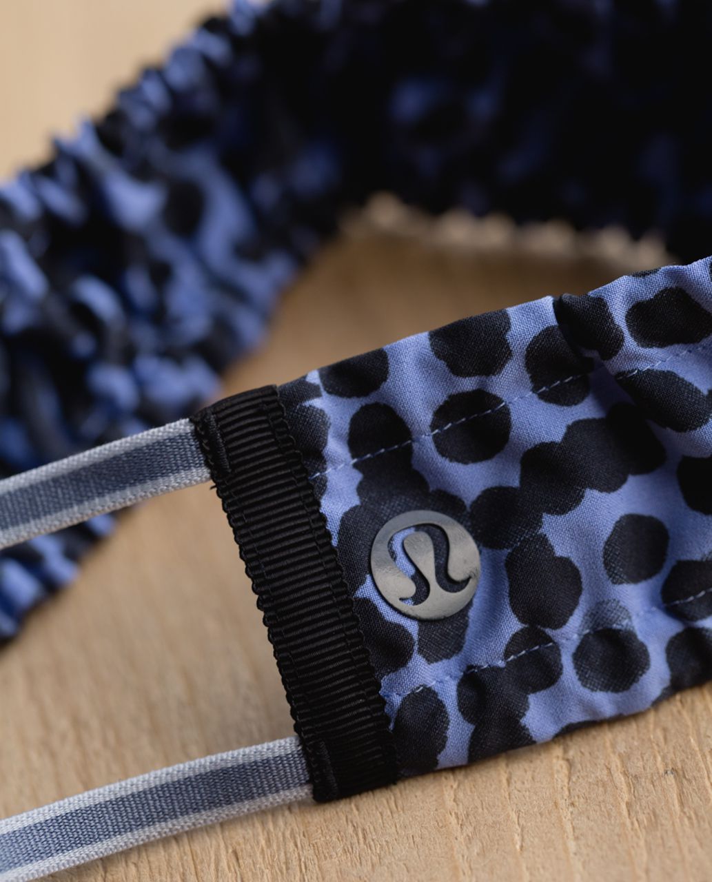 Lululemon Scrunch Or Not Headband - Ace Spot Lullaby Black