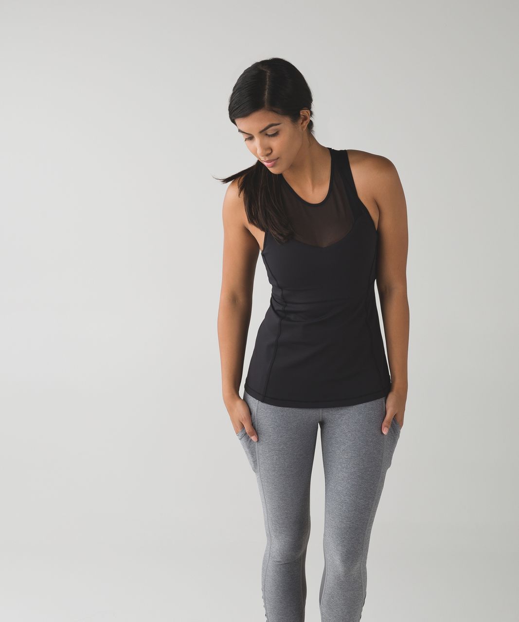 Lululemon Running In The City Tank - Black - lulu fanatics