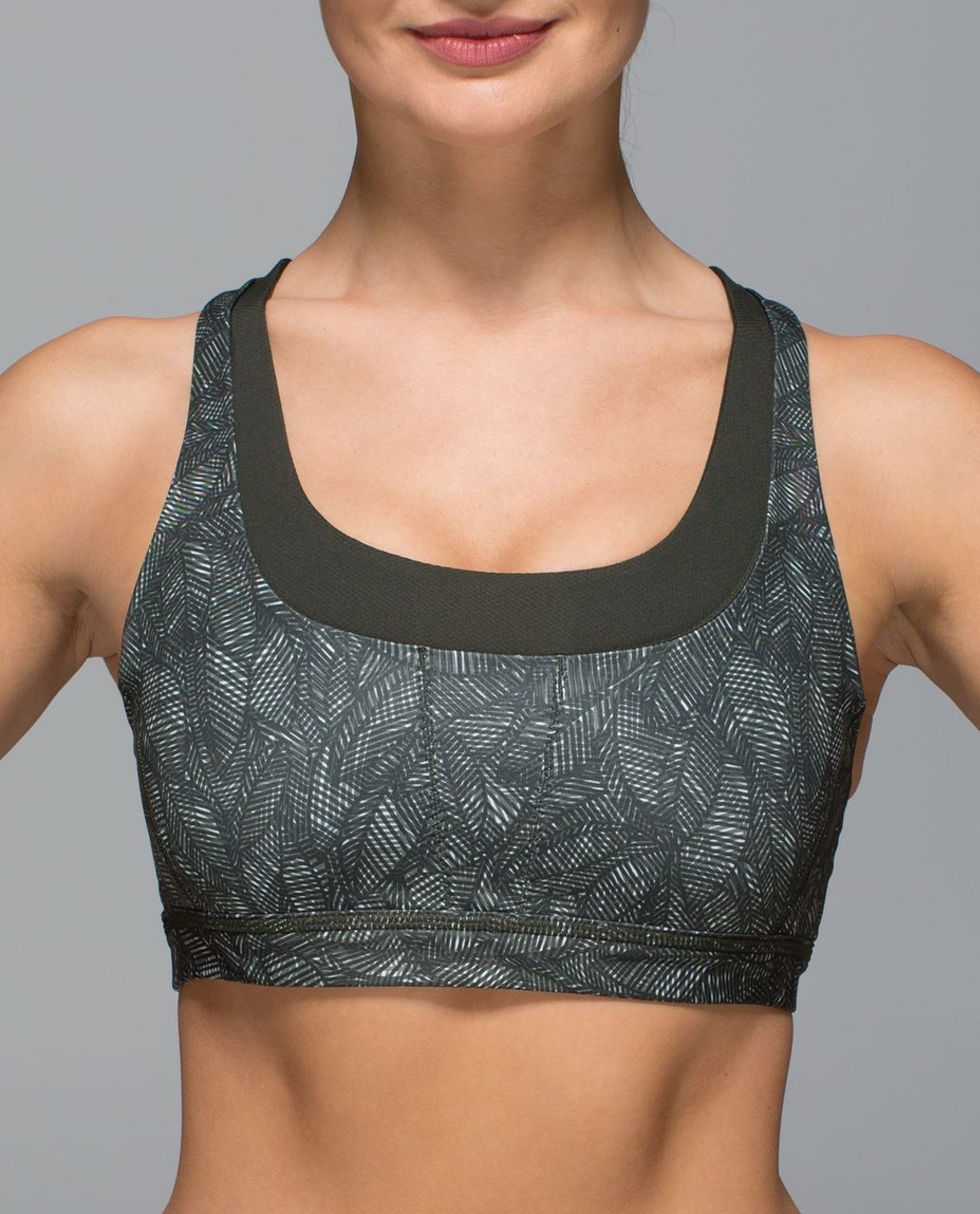 Lululemon Run: Stuff Your Bra II - Jazzy White Gator Green / Gator