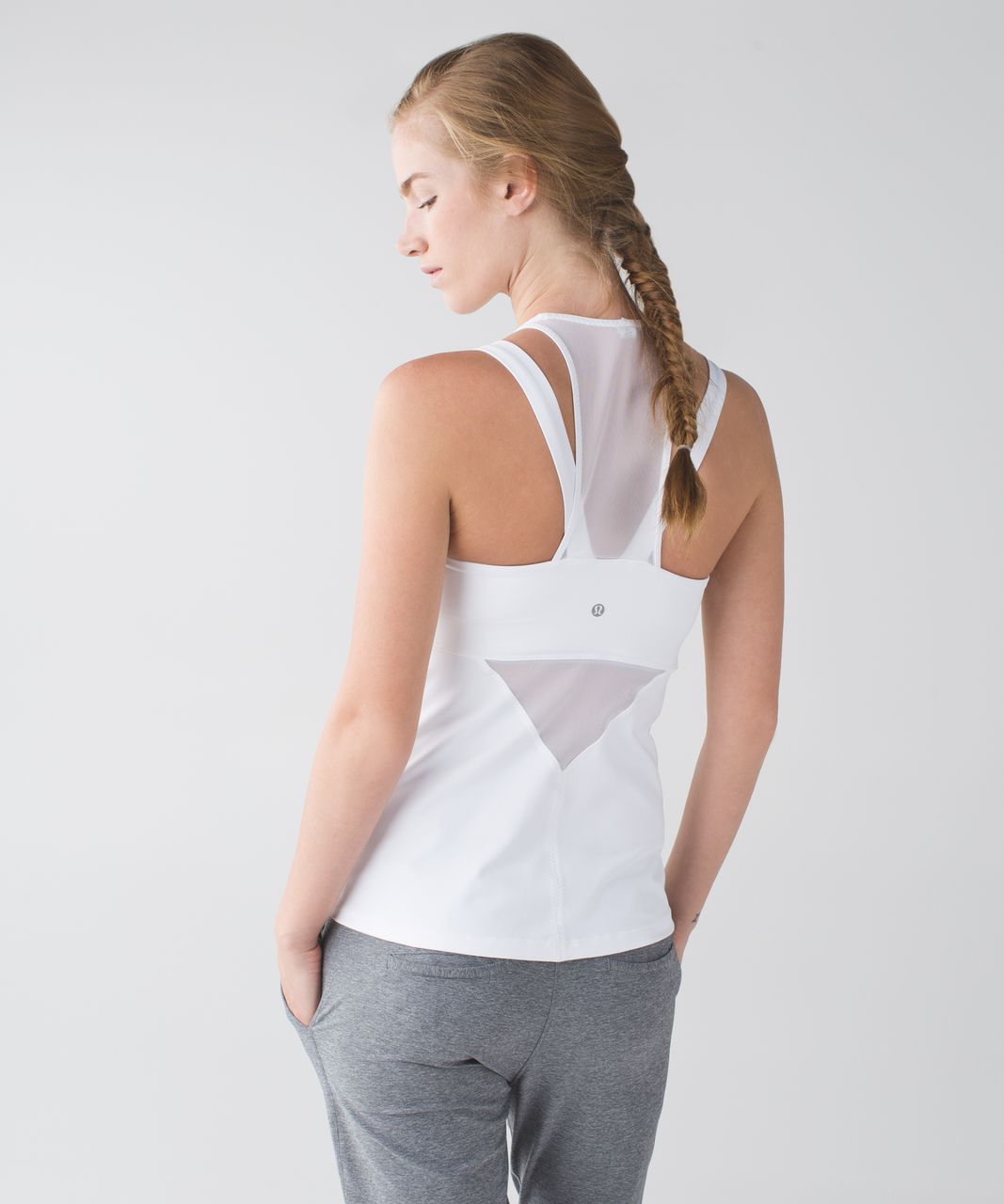 Lululemon Running In The City Tank - White