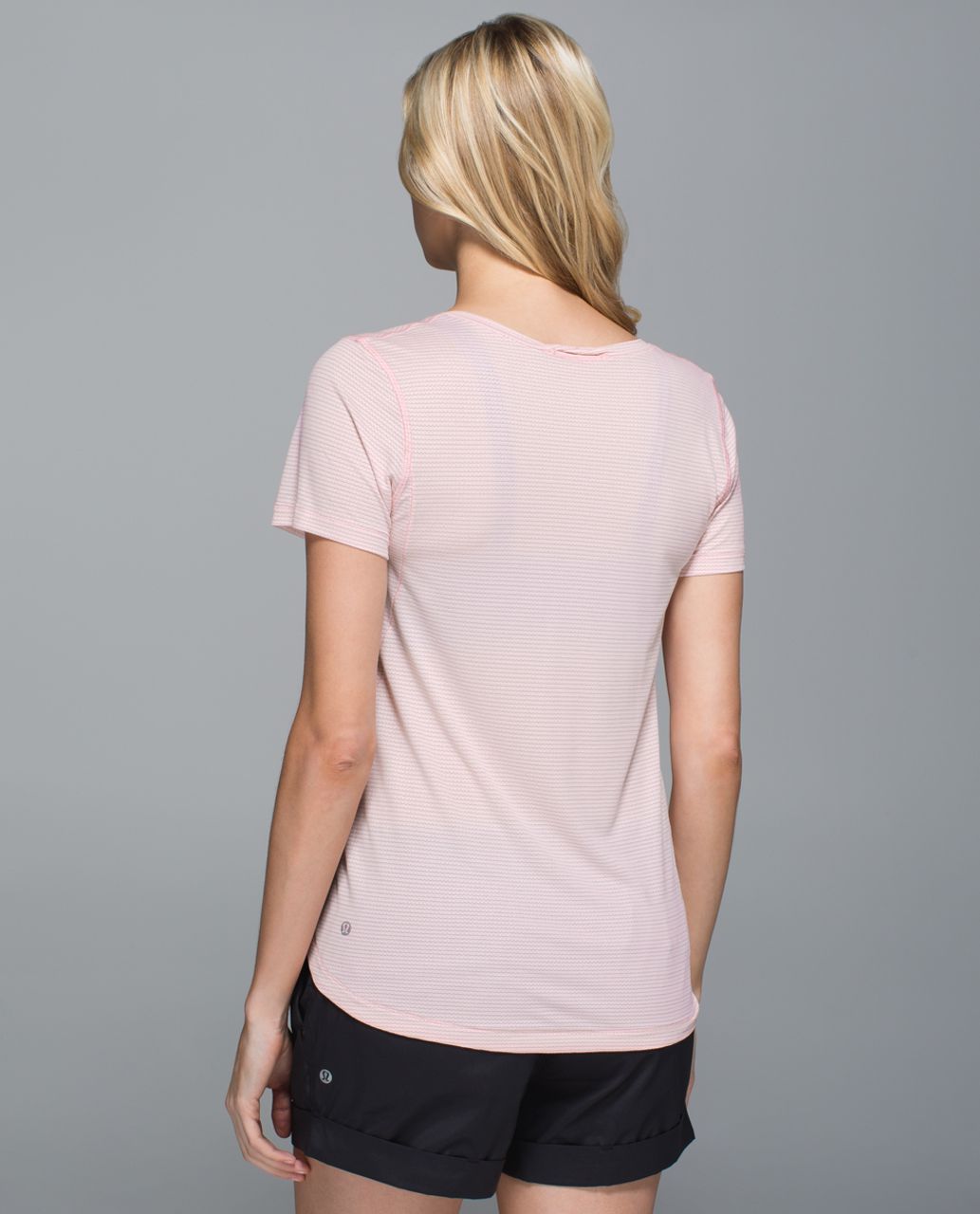 Lululemon What The Sport Tee *Mesh - Blush Quartz