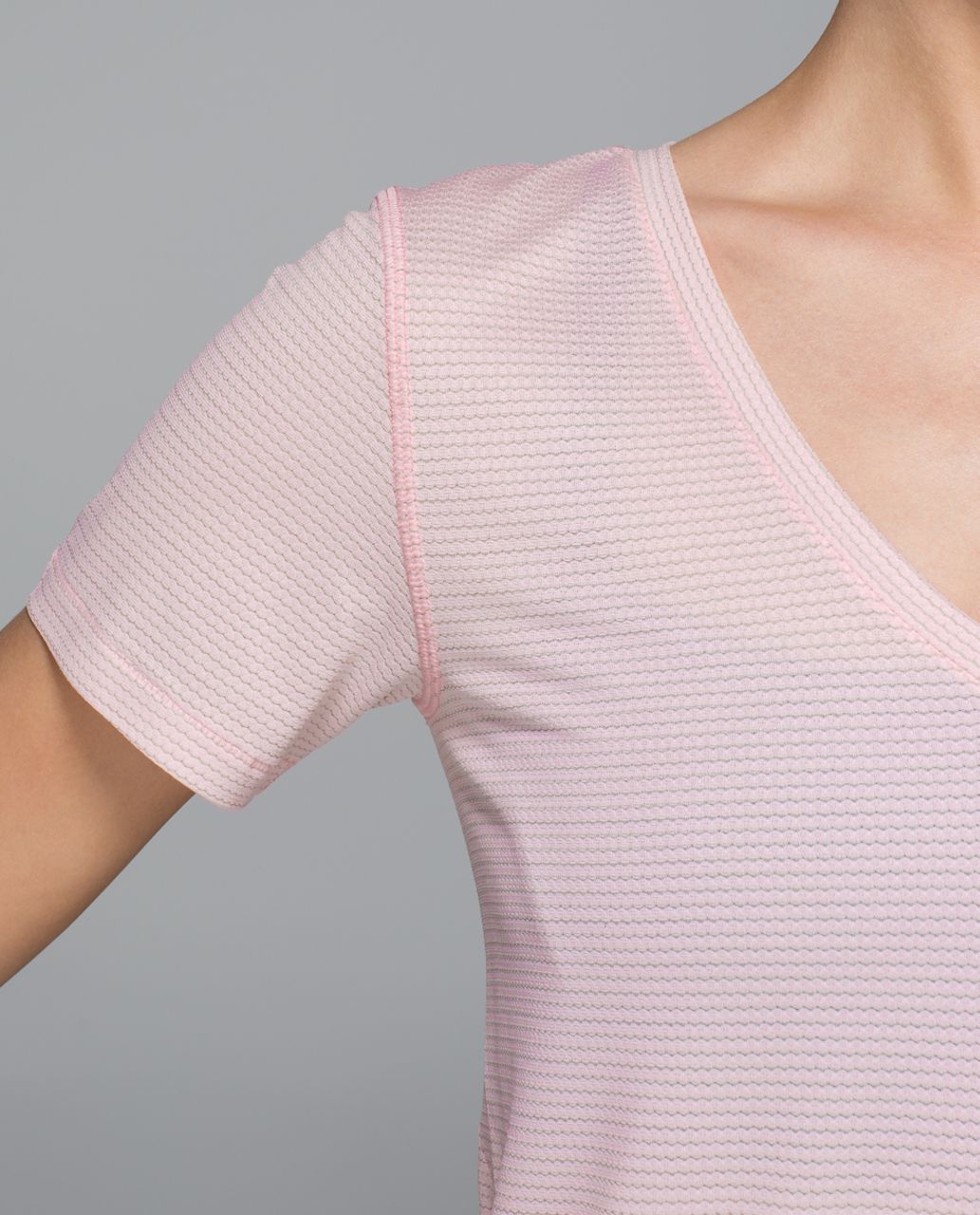 Lululemon What The Sport Tee *Mesh - Blush Quartz