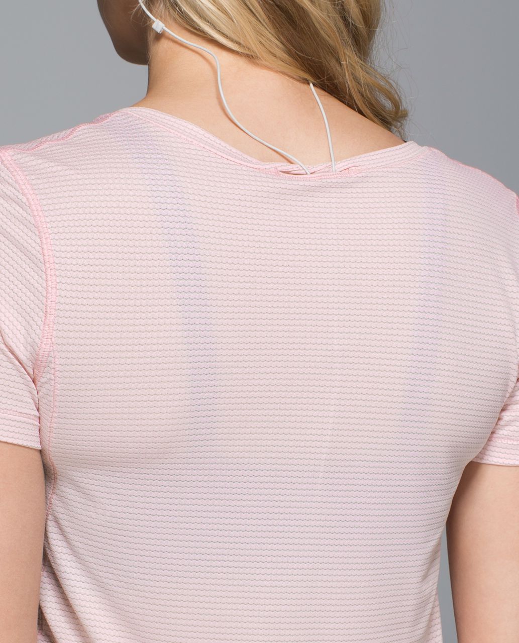 Lululemon What The Sport Tee *Mesh - Blush Quartz