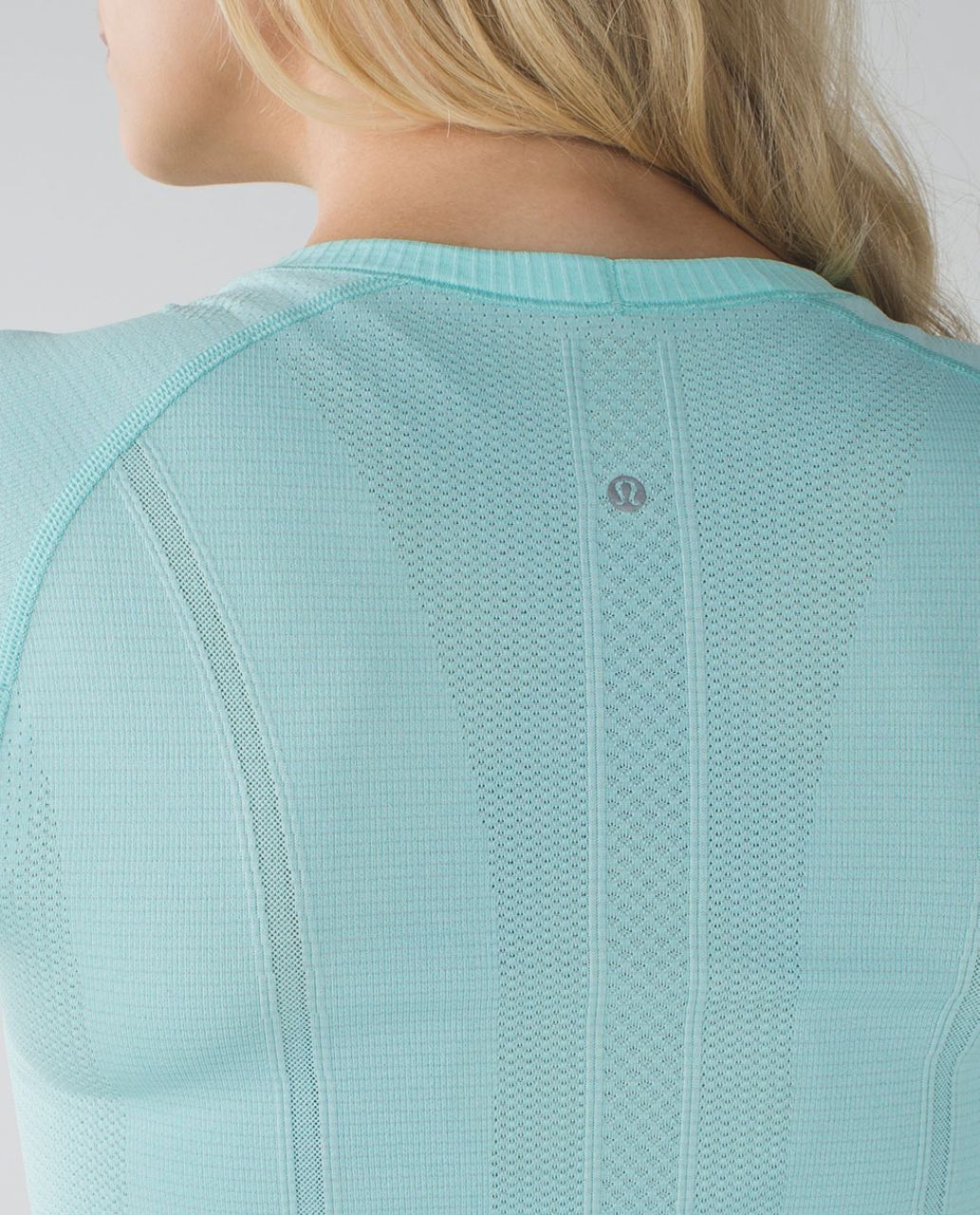 Lululemon Swiftly Tech Long Sleeve Crew - Heathered Tranquil Blue