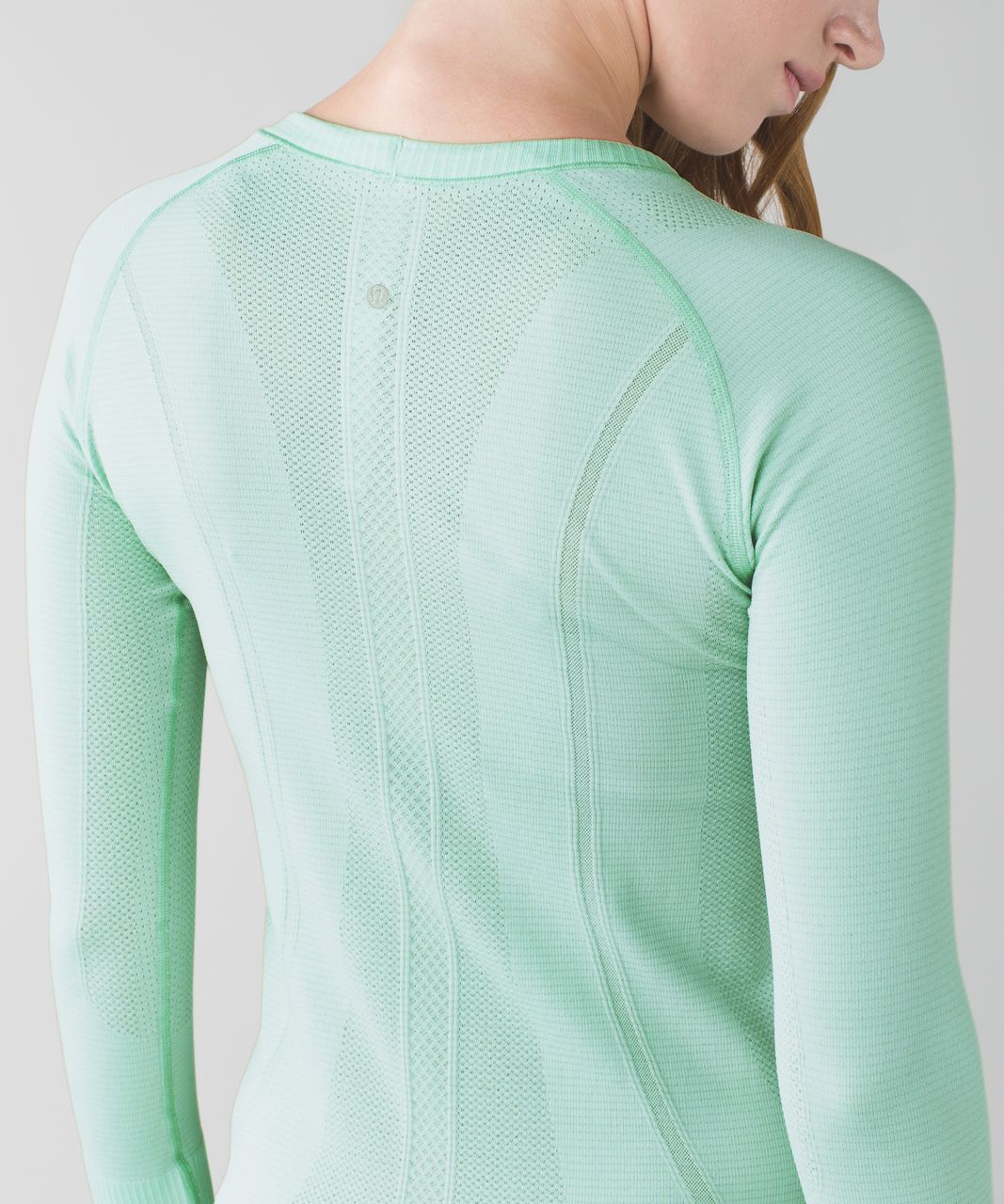 Lululemon Swiftly Tech Long Sleeve Crew - Heathered Pistachio