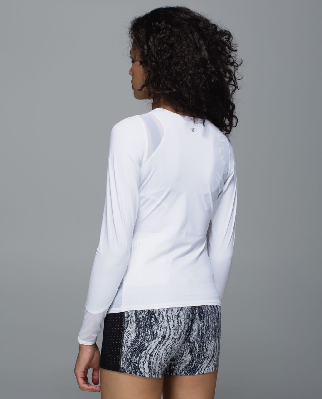 Lululemon Water:  Sun Runner 1/2 Zip - White