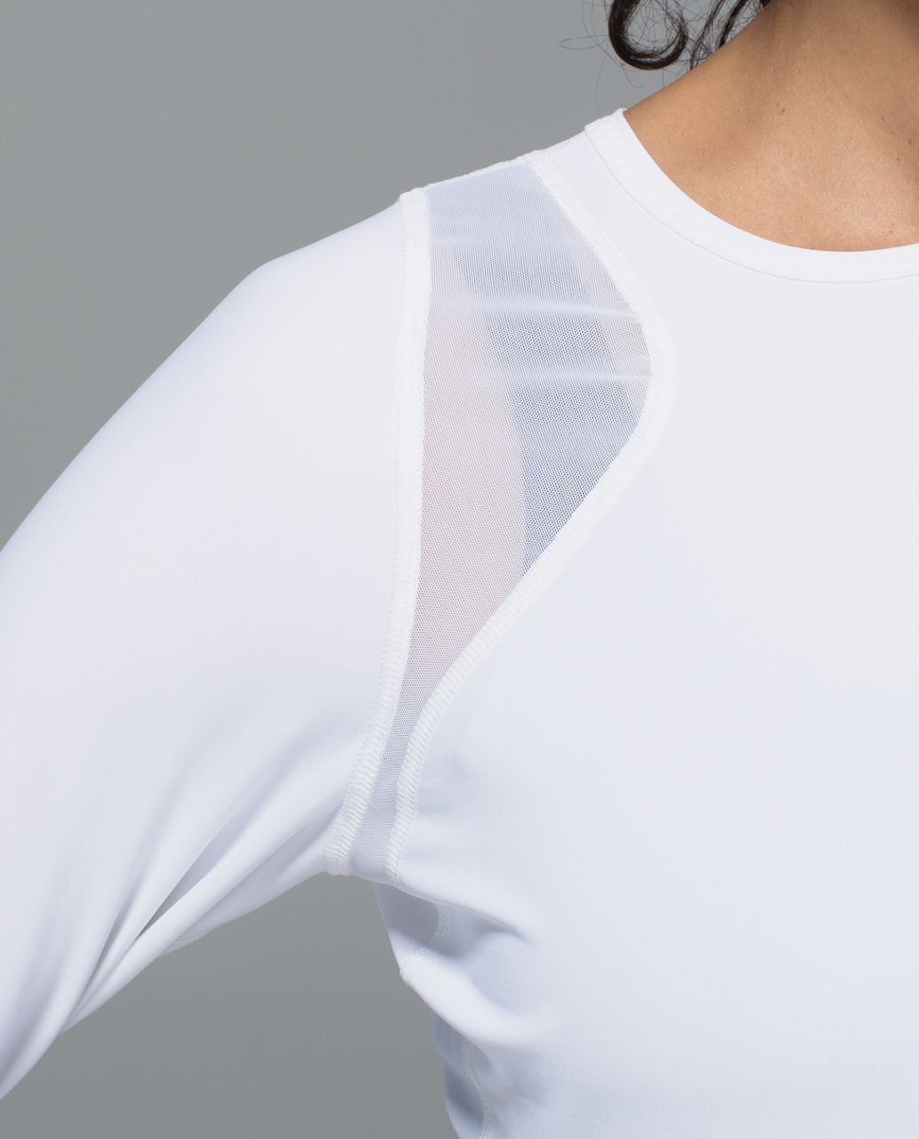 Lululemon Water:  Sun Runner 1/2 Zip - White