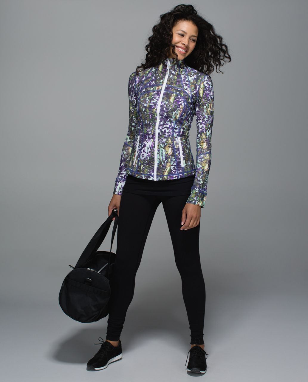 Lululemon Define Jacket - Floral Sport White Multi